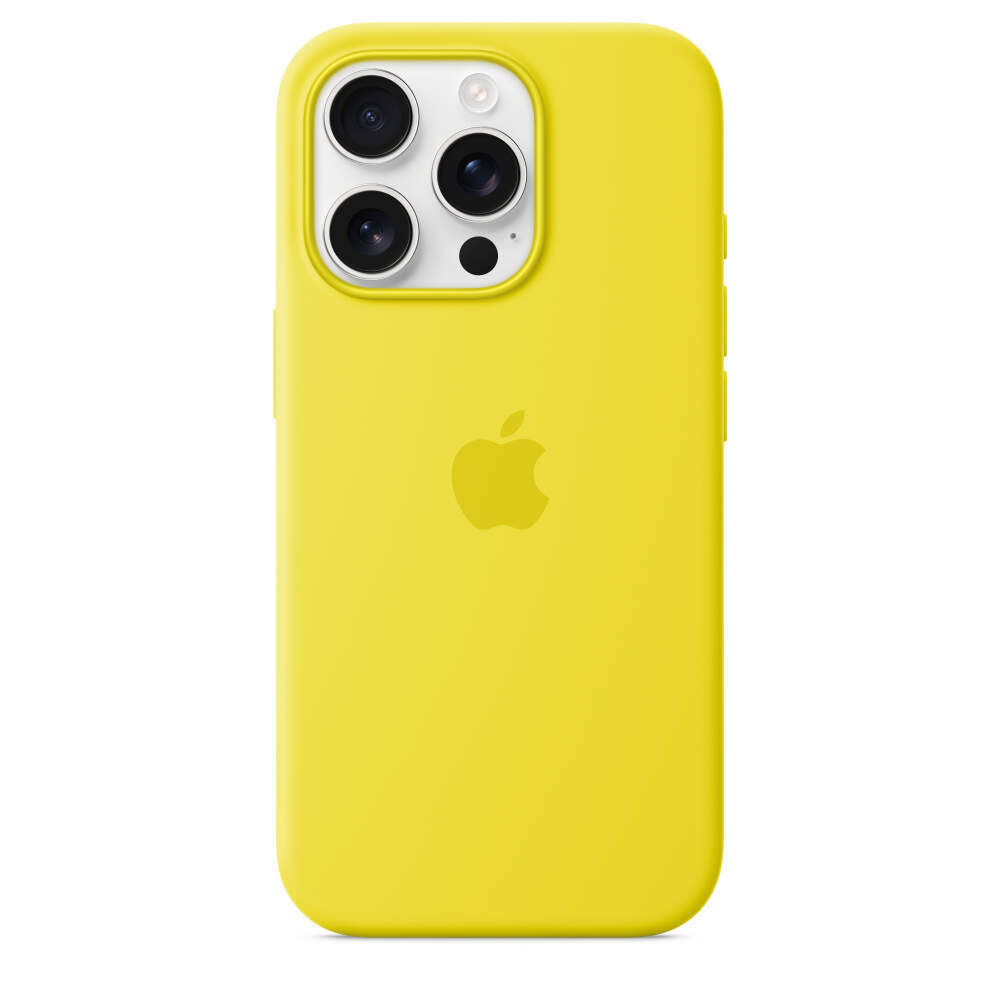 Силиконовый чехол для iPhone 16 Pro с MagSafe Star Fruit (Жёлтый)