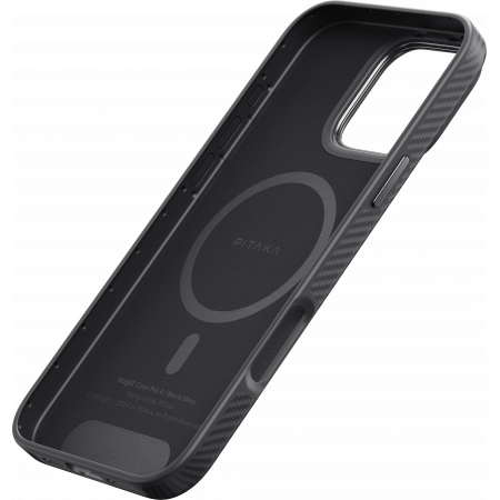 Чехол Pitaka Military-Grade Protective Case для iPhone 16 Pro Max Black (Чёрный)