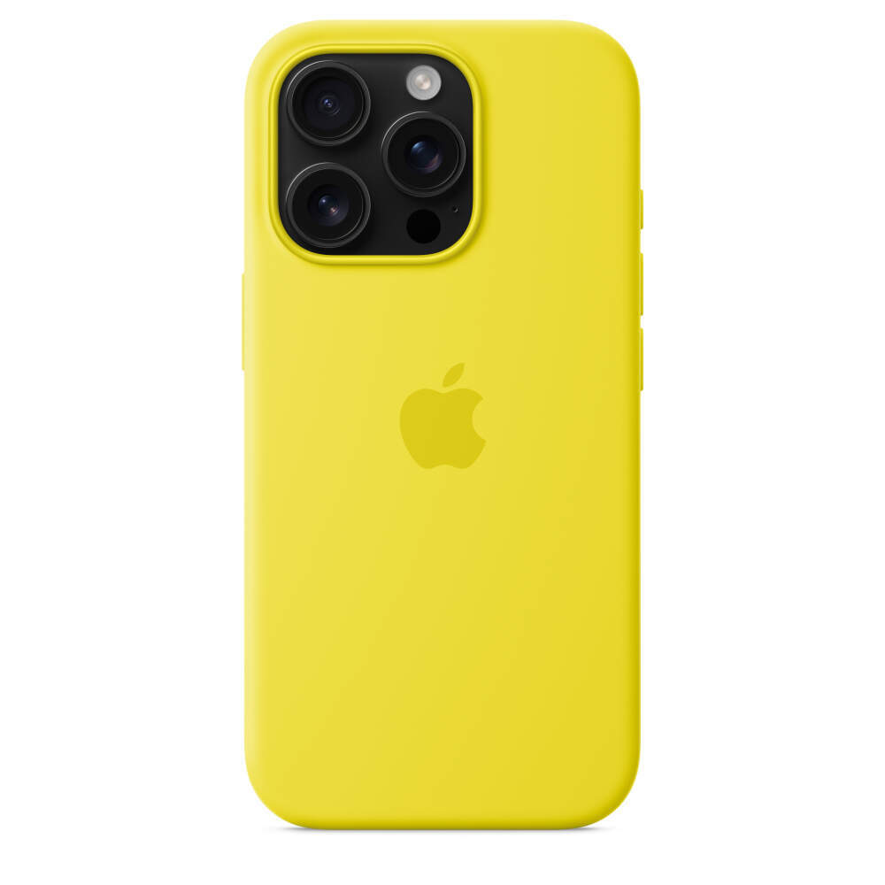 Силиконовый чехол для iPhone 16 Pro с MagSafe Star Fruit (Жёлтый)
