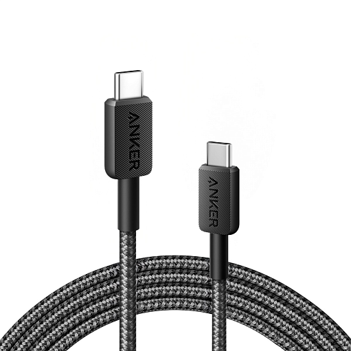 Кабель Anker 322 USB-A to USB-C 1,8 м, Black (Чёрный)