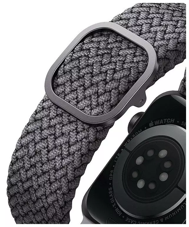 Ремешок Uniq 41/40/38мм ASPEN Design Strap Braided для Apple Watch Grey (Серый)