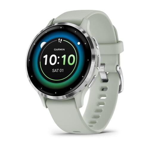 Умные часы Garmin VENU 3s Silver Sage/Gray (Серебристый/Серый)