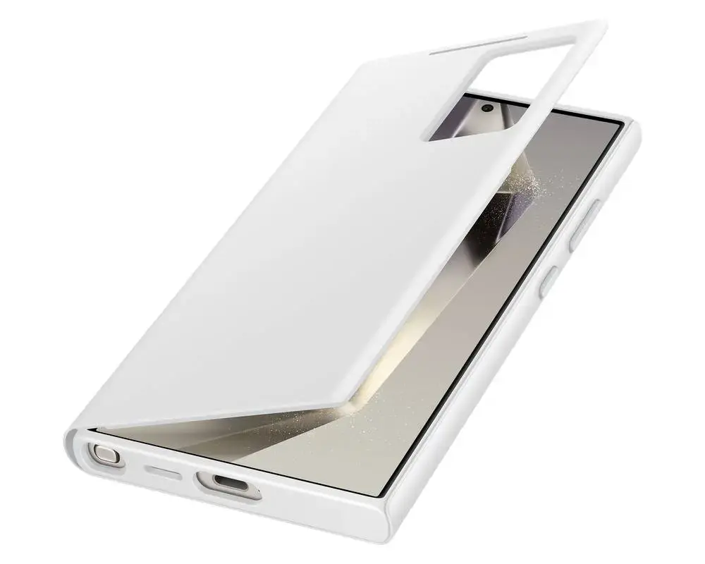 Чехол-книжка Samsung Smart View Wallet Case S24 Ultra White (Белый)
