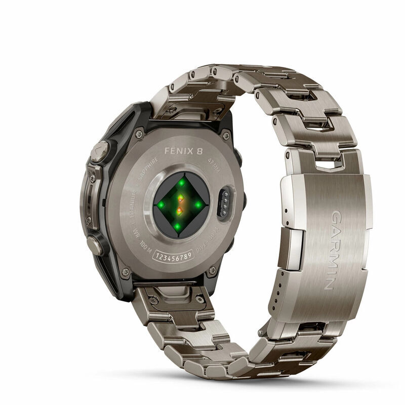 Умные часы Garmin Fenix 8 47mm Amoled Sapphire Titanium Graphite