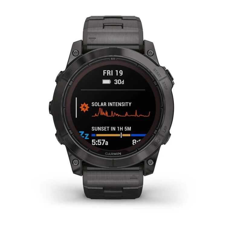Умные часы Garmin Fenix 7X Pro Sapphire Solar Carbon Grey Titanium