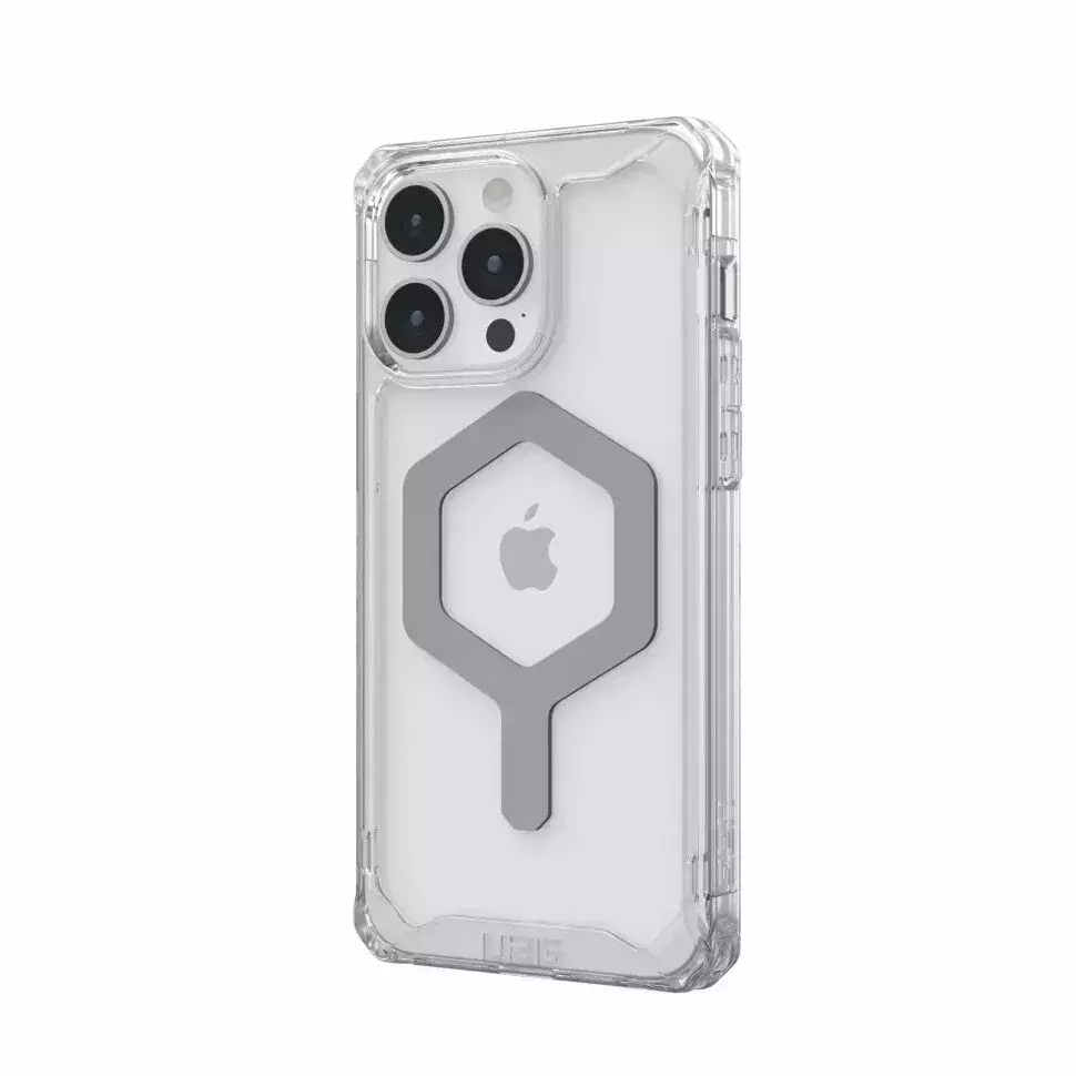 Чехол Uag Plyo Ice/Silver (Прозрачный/серый)